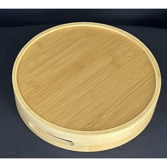 Ocean Resin Art in 10” Bamboo tray, Original Art - Picture 5 of 10